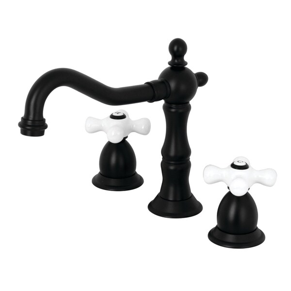 KS1970PX 8" Widespread Bathroom Faucet, Matte Black